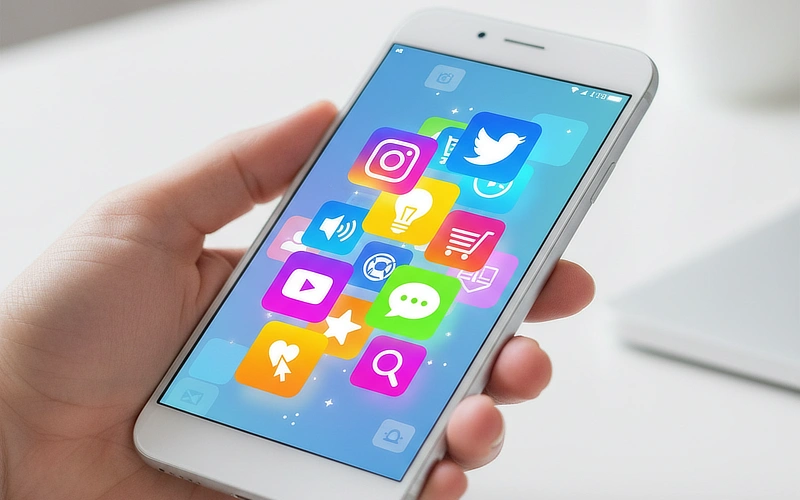 Redes Sociales Ilustrativa